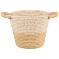 B&M Two Tone Rope Basket - Natural