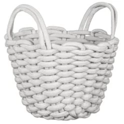 B&M Thick Rope Basket - Grey