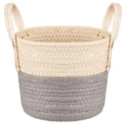 B&M Wicker Basket - Grey