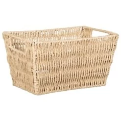 B&M Paper Rope Basket - Natural -B&M 395983 paper rope basket natural