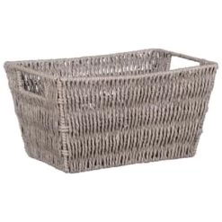 B&M Paper Rope Basket - Grey
