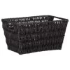 B&M Paper Rope Basket - Black -B&M 395985 paper rope basket black
