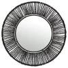 B&M Seagrass Mirror - Black -B&M 396235 seagrass mirror black