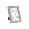 B&M Colourblock Frame 4 X 6" - Silver -B&M 396248 basic colourblock frame 4x6 silver 2