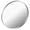 B&M Silver Round Small Mirror -B&M 396379 silver round small mirror
