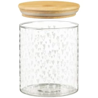 B&M Printed Glass Bamboo Storage Jars 3pc 5 B&M Printed Glass Bamboo Storage Jars 3pc - Image 3