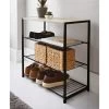 B&M Michigan 4 Tier Multi Purpose Shoe Storage -B&M 396735 michigan 4 tier multipurpose shoe storage