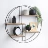 B&M Michigan Round Multi-Section Shelf -B&M 397377 michigan circular shelf