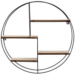 B&M Michigan Round Multi-Section Shelf -B&M 397377 michigan circular shelf 2