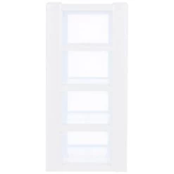 B&M White 4 Tier Drawers -B&M 397930 white 4 tier drawers 2